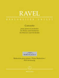 Concerto für Klavier und Orchester G-Dur (Bärenreiter Urtext) （2023. 112 S.）