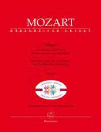 Adagio für Klarinette und Orchester (KV 622) -aus dem Konzert in A- (Bärenreiter Urtext) （2023. 8 S. 31,0 x 24,3 cm）