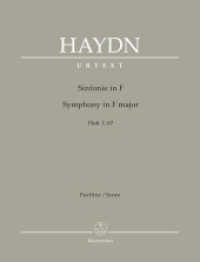 Sinfonie in F Hob. I:67 : Urtext aus/from: Joseph Haydn Werke, G. Henle Verlag München （50 S.）