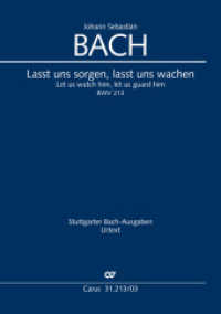 Lasst uns sorgen, lasst uns wachen (Klavierauszug) : Herkules am Scheideweg (Dramma per musica), 1733. Kritisch kommentierte Ausgabe （Standard-Auflage. 2024. 56 S. 27 cm）