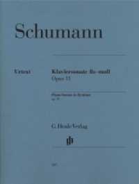 Klaviersonate fis-Moll op.11 (Herttrich) : Besetzung: Klavier zu zwei Händen (G. Henle Urtext-Ausgabe) （2000. X, 66 S. Noten m. Fingersätzen. 310 mm）