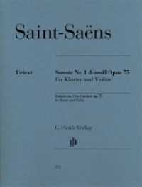 Sonate Nr. 1 d-moll op. 75 für Klavier und Violine : Besetzung: Violine und Klavier (G. Henle Urtext-Ausgabe) （2013. V, 83 S. ?mit einer bezeichneten und einer unbezeichneten Streic）