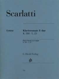 Klaviersonate E-dur K. 380 L. 23 : Besetzung: Klavier zu zwei Händen (G. Henle Urtext-Ausgabe) （2013 III, 5 S. Noten 310 mm）