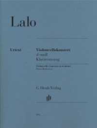 Violoncellokonzert d-moll, Klavierauszug : Besetzung: Violoncello und Klavier (G. Henle Urtext-Ausgabe) （2009. VIII, 84 S. mit einer bezeichneten und einer unbezeichneten Stre）