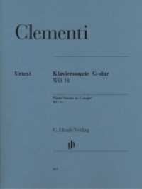 Klaviersonate G-Dur WO 14 : Besetzung: Klavier zu zwei Händen (G. Henle Urtext-Ausgabe) （2006. 11 S. Noten. 310 mm）