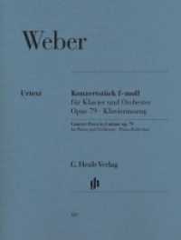 Konzertstück f-Moll op.79, Klavierauszug : Besetzung: Zwei Klaviere zu vier Händen. Urtext (G. Henle Urtext-Ausgabe) （2010. 40 S. ?zur Aufführung sind zwei Exemplare erforderlich. 310）