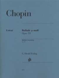 Ballade g-Moll op.23, Klavier (Müllemann) : Besetzung: Klavier zu zwei Händen. revidierte Ausgabe (G. Henle Urtext-Ausgabe) （2008. VIII, 20 S. ?Ausführlicher Kritischer Bericht (nicht in der）