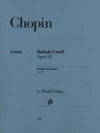 Ballade f-Moll op.52, Klavier : Besetzung: Klavier zu zwei Händen. revidierte Ausgabe (G. Henle Urtext-Ausgabe) （2010. VI, 26 S. ?Ausführlicher Kritischer Bericht (nicht in der D）