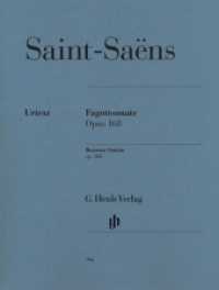 Fagottsonate op.168, Fagott und Klavier, Klavierpartitur u. Fagottstimme : Besetzung: Fagott und Klavier (G. Henle Urtext-Ausgabe) （2010. V, 27 S. Noten, Fagottstimme als Beil. 310 mm）