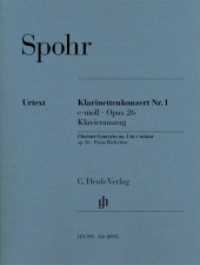Klarinettenkonzert Nr. 1 c-moll op. 26, Klavierauszug : Besetzung: Klarinette und Klavier (G. Henle Urtext-Ausgabe) （2015. X, 46 S. ?für Klarinette in B; Orchestermaterial bei Breitk）