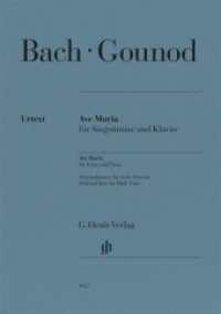 Charles Gounod - Ave Maria : Besetzung: Singstimme und Klavier (G. Henle Urtext-Ausgabe) （2022. VI, 6 S. ?Originaltonart für hohe Stimme. 297 mm）