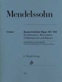 Konzertstücke op.113 und 114, für Klarinette in B, Bassetthorn (2 Klarinetten) und Klavier : Besetzung: Kammermusik mit Blasinstrumenten (G. Henle Urtext-Ausgabe) （2015. VIII, 100 S. ?mit zusätzlicher, alternativer Klarinettensti）