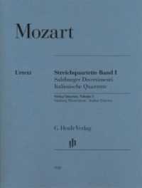 Wolfgang Amadeus Mozart - Streichquartette Band I (Salzburger Divertimenti, Italienische Quartette) : Besetzung: Streichquartette (G. Henle Urtext-Ausgabe) （2021. XII, 170 S. 310 mm）