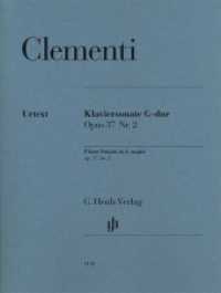 Klaviersonate G-Dur op.37 Nr.2 : Besetzung: Klavier zu zwei Händen. Mittelschwer (G. Henle Urtext-Ausgabe) （2012. III, 17 S. Noten m. Fingersätzen. 310 mm）