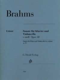 Sonate e-moll, für Violoncello und Klavier e-moll op.38 : Besetzung: Violoncello und Klavier (G. Henle Urtext-Ausgabe) （Rev. Ausg. 2015. VI, 54 S. ?mit bezeichneter und unbezeichneter Streic）