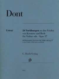 24 Vorübungen zu den Etüden von Kreutzer und Rode für Violine solo Opus 37 : Besetzung: Violine solo (G. Henle Urtext-Ausgabe) （2019. VII, 37 S. 310 mm）