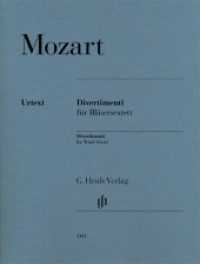 Divertimenti für Bläsersextett : Besetzung: Kammermusik mit Blasinstrumenten (G. Henle Urtext-Ausgabe) （2014. VII, 129 S. ?mit zusätzlichen Hornstimmen in F. 310 mm）