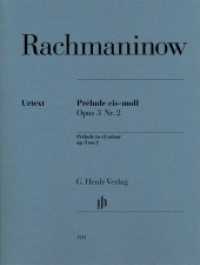 Sergej Rachmaninow - Prélude cis-moll op. 3 Nr. 2 : Besetzung: Klavier zu zwei Händen (G. Henle Urtext-Ausgabe) （2014. VI, 10 S. Noten. 310 mm）