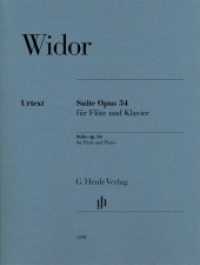 Suite Opus 34 für Flöte und Klavier : Besetzung: Flöte und Klavier (G. Henle Urtext-Ausgabe) （2014. V, 45 S. Noten. 310 mm）