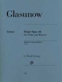 Élégie op.44 g-moll, für Viola und Klavier : Besetzung: Viola und Klavier (G. Henle Urtext-Ausgabe) （2014. III, 17 S. ?mit bezeichneter und unbezeichneter Streicherstimme.）