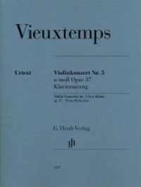 Violinkonzert Nr. 5 a-moll op. 37, Klavierauszug : Besetzung: Violine und Klavier. Johannes Umbreit (Klavierauszug), Ray Iwazumi (Fingersatz Vl), Marie Cornaz (Vorwort) (G. Henle Urtext-Ausgabe) （2016. V, 63 S. ?Originalkadenz Nr. 1 zusätzlich in einer Fassung）