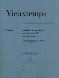 Violinkonzert Nr. 5 a-moll op. 37, Klavierauszug : Besetzung: Violine und Klavier. Johannes Umbreit (Klavierauszug), Ray Iwazumi (Fingersatz Vl), Marie Cornaz (Vorwort) (G. Henle Urtext-Ausgabe) （2016. 68 S. ?Originalkadenz Nr. 1 zusätzlich in einer Fassung von）