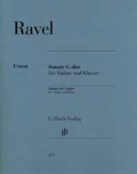 Sonate G-dur, für Violine und Klavier : Besetzung: Violine und Klavier. Pascal Rogé (Fingersatz), Christian Tetzlaff (Fingersatz Vl) (G. Henle Urtext-Ausgabe) （2016. VII, 61 S. ?mit bezeichneter und unbezeichneter Streicherstimme.）