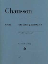 Klaviertrio g-moll op. 3 : Besetzung: Klaviertrios. Klaus Schilde (Fingersatz) (G. Henle Urtext-Ausgabe) （2016. VI, 106 S. 310 mm）