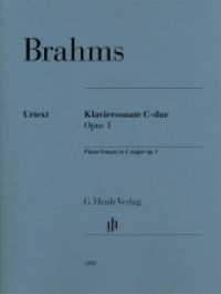 Klaviersonate C-dur op. 1 : Besetzung: Klavier zu zwei Händen (G. Henle Urtext-Ausgabe) （2017. 40 S. 310 mm）
