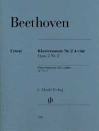 Klaviersonate Nr. 2 A-dur op. 2,2 : Besetzung: Klavier zu zwei Händen. Conrad Hansen (Fingersatz) (G. Henle Urtext-Ausgabe) （2016 24 S.  310 mm）