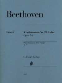 Klaviersonate Nr. 22 F-dur op. 54 : Besetzung: Klavier zu zwei Händen. Conrad Hansen (Fingersatz) (G. Henle Urtext-Ausgabe) （2016 12 S.  310 mm）