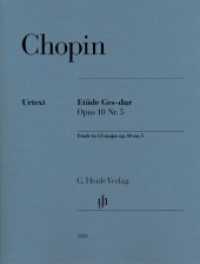 Etüde Ges-dur op. 10,5, Klavier zu zwei Händen : Besetzung: Klavier zu zwei Händen (G. Henle Urtext-Ausgabe) （2016. I, 7 S. 310 mm）