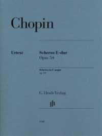 Scherzo E-dur op. 54, Klavier zu zwei Händen : Besetzung: Klavier zu zwei Händen. Hans-Martin Theopold (Fingersatz) (G. Henle Urtext-Ausgabe) （2018. VII, 33 S. ?Ausführlicher Kritischer Bericht (nicht in der）