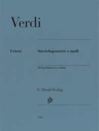 Giuseppe Verdi - Streichquartett e-moll : Besetzung: Streichquartette (G. Henle Urtext-Ausgabe) （2023. VI, 66 S. 310 mm）