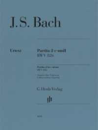 Johann Sebastian Bach - Partita Nr. 2 c-moll BWV 826 : Besetzung: Klavier zu zwei Händen (G. Henle Urtext-Ausgabe) （2023. V, 23 S. 310 mm）