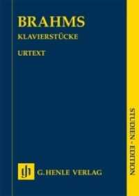 Klavierstücke, Studienedition : Besetzung: Klavier zu zwei Händen. Mit Fingersätzen (Studien-Editionen) （2016. 184 S. Noten. 240 mm）