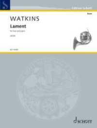 Lament : for horn and piano. Horn und Klavier. Partitur und Stimme. (Edition Schott)