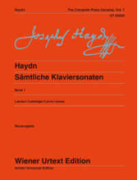 Sämtliche Klaviersonaten Bd.1 : Sonaten Hob. XVI:1-14, XVI:16, XVI:Es2/Es3/G1/F3, XVII:D1. Ed. Landon/Leisinger/Levin. Vol. 1. Klavier. (Wiener Urtext Edition Band 1) （3. Aufl. 2009. 163 S. Noten. 303 mm）