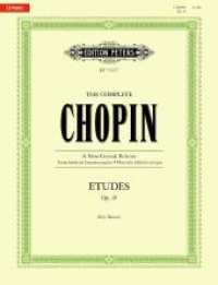 Etüden op. 10 : Sammelband für Klavier (The Complete Chopin) （2023. 80 S. 30.30 cm）