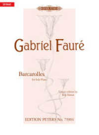 Barcarolles, Klavier : Urtext （2011. Noten. 305 x 226 mm）
