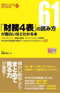 「財務４表」の読み方が面白いほどわかる本 中経出版