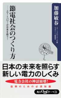 角川oneテーマ21<br> 節電社会のつくり方　スマートパワーが日本を救う！