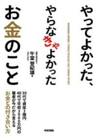 中経出版<br> やってよかった、やらなきゃよかったお金のこと