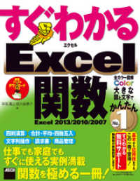 すぐわかる Excel関数　Excel 2013/2010/2007 アスキー書籍