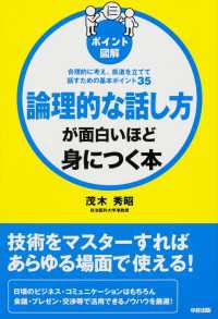 中経出版<br> ［ポイント図解］論理的な話し方が面白いほど身につく本