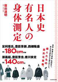 ―<br> 日本史有名人の身体測定