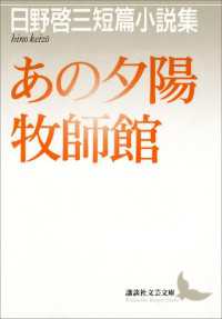 あの夕陽　牧師館　日野啓三短篇小説集 講談社文芸文庫