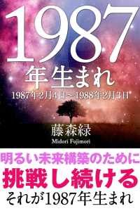 1987年（2月4日～1988年2月3日）生まれの人の運勢