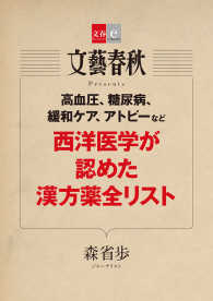 高血圧、糖尿病、緩和ケア、アトピーなど　西洋医学が認めた漢方薬全リスト