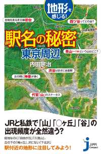 地形を感じる駅名の秘密　東京周辺